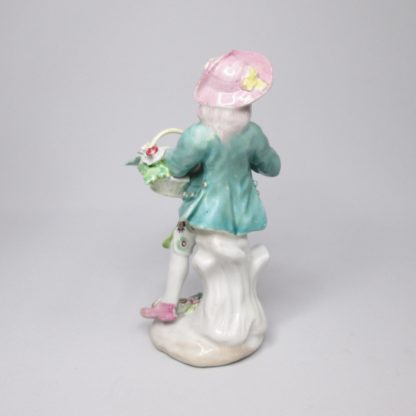 A Derby Figure of a Flower Seller - Image 4