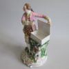 A Derby figure of a man with a basket and his dog at his feet - Image 5