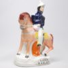 Two Victorian Staffordshire equestrian figures of Marshall Arnaud and Lord Raglan both well coloured  and painted by the same decorator. Circa 1855. - Image 9