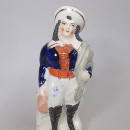 A rare small Staffordshire figure of a sailor - Image 8