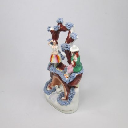 A Staffordshire Dudson group possibly representing Catarina and Diavolino from the Grand Ballet by M Perrot. Circa 1846 - Image 12