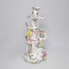 A Bow candlestick figure of Cupid and Flora the "Goddess of flowers" and the season of spring time, Circa 1758. - Image 9