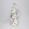 A Bow candlestick figure of Cupid and Flora the "Goddess of flowers" and the season of spring time, Circa 1758. - Image 7