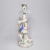 A Bow candlestick figure of Cupid and Flora the "Goddess of flowers" and the season of spring time, Circa 1758. - Image 10