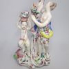 A Bow candlestick figure of Cupid and Flora the "Goddess of flowers" and the season of spring time, Circa 1758. - Image 5
