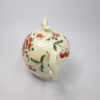 A small Creamware teapot and cover made at Cockpit Hill pottery works, Derby with hand decorated rose, leaves, cherries and other flowers. . Circa. 1765. - Image 10