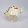 A small Creamware teapot and cover made at Cockpit Hill pottery works, Derby with hand decorated rose, leaves, cherries and other flowers. . Circa. 1765. - Image 15