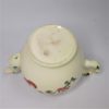 A small Creamware teapot and cover made at Cockpit Hill pottery works, Derby with hand decorated rose, leaves, cherries and other flowers. . Circa. 1765. - Image 17