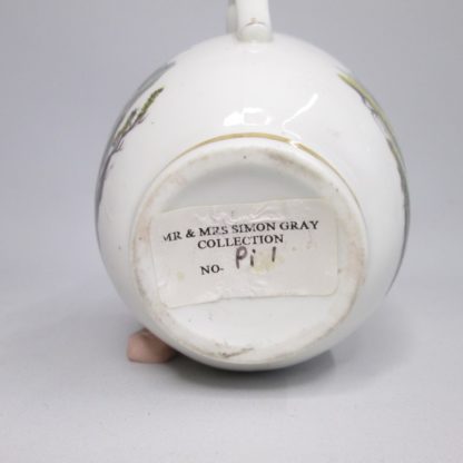 A Pinxton Cream Jug ,painted on each side with landscapes pattern 218 in gold probably by John Cutt Circa 1796-1813 - Image 8