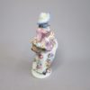 A Bow Porcelain Figure of a Lady Standing with a basket of flowers over her right arm and is representing the season of spring.  Circa 1760 - Image 3