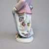 A Bow Porcelain Figure of a Lady Standing with a basket of flowers over her right arm and is representing the season of spring.  Circa 1760 - Image 7