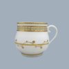 A Derby bell shaped custard cup with gilded dentil design to the rim by Master gilder Thomas Soar . Circa 1785 to 1795 - Image 2