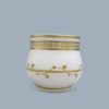 A Derby bell shaped custard cup with gilded dentil design to the rim by Master gilder Thomas Soar . Circa 1785 to 1795 - Image 3