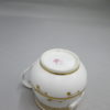 A Derby bell shaped custard cup with gilded dentil design to the rim by Master gilder Thomas Soar . Circa 1785 to 1795 - Image 9