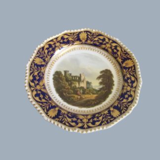 A Bloor Derby plate 'View in Scotland'
